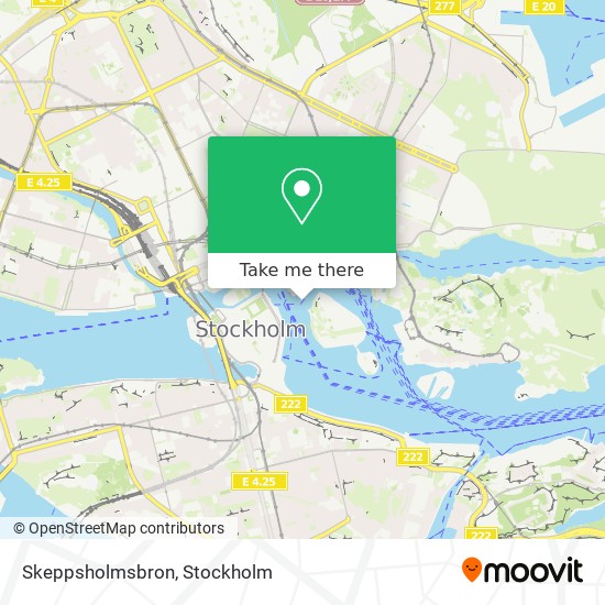 Skeppsholmsbron map