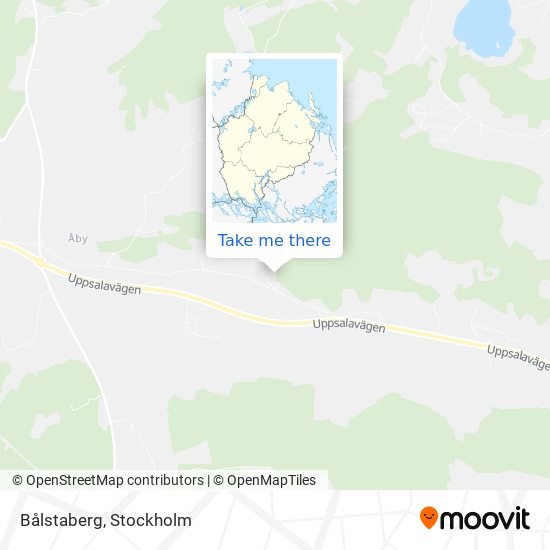 Bålstaberg map