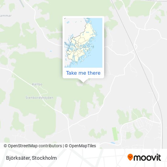 Björksäter map