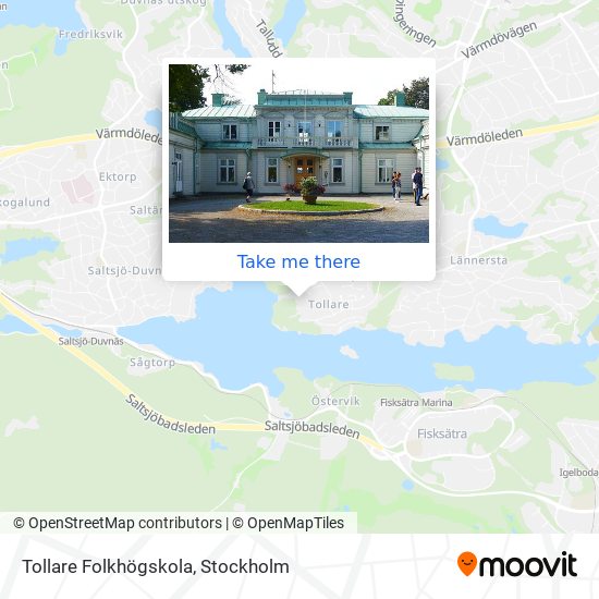 Tollare Folkhögskola map