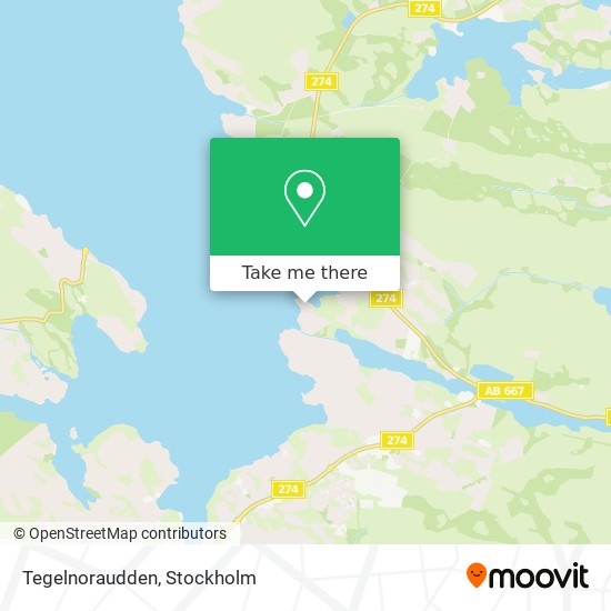 Tegelnoraudden map