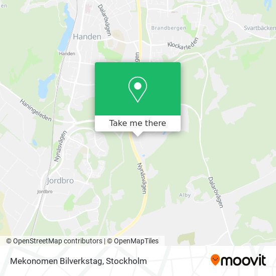 Mekonomen Bilverkstag map