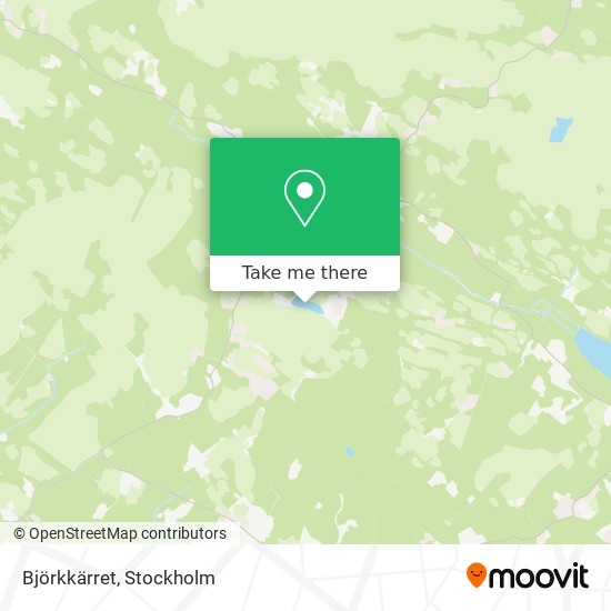 Björkkärret map