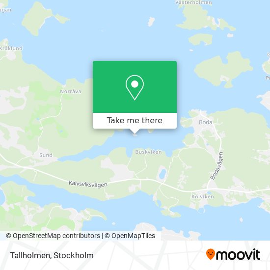 Tallholmen map