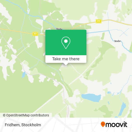 Fridhem map