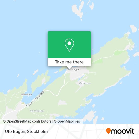 Utö Bageri map