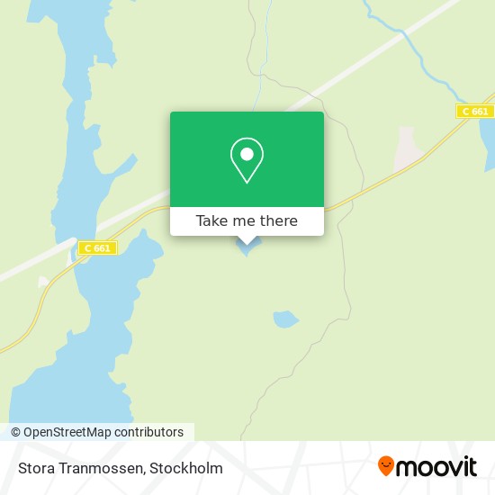 Stora Tranmossen map