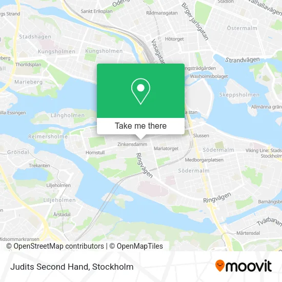 Judits Second Hand map