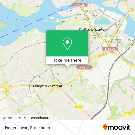 Fingerskivan map