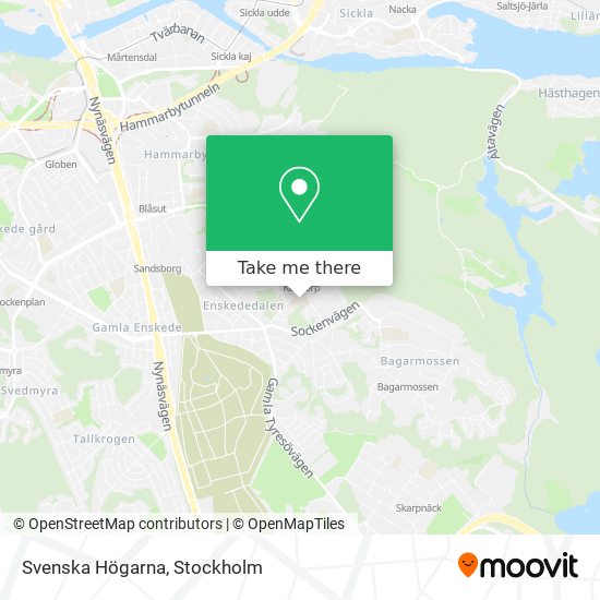 Svenska Högarna map