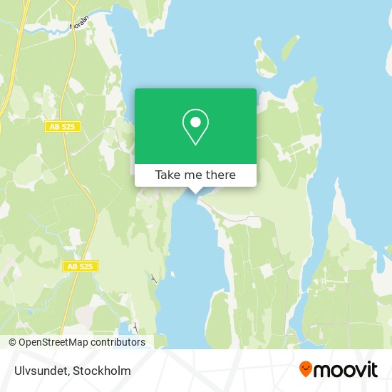 Ulvsundet map