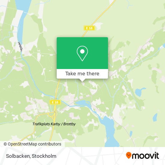 Solbacken map