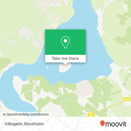 Killingeön map