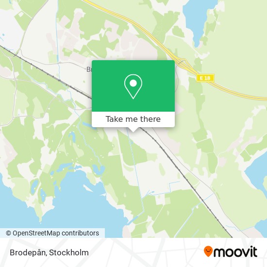 Brodepån map