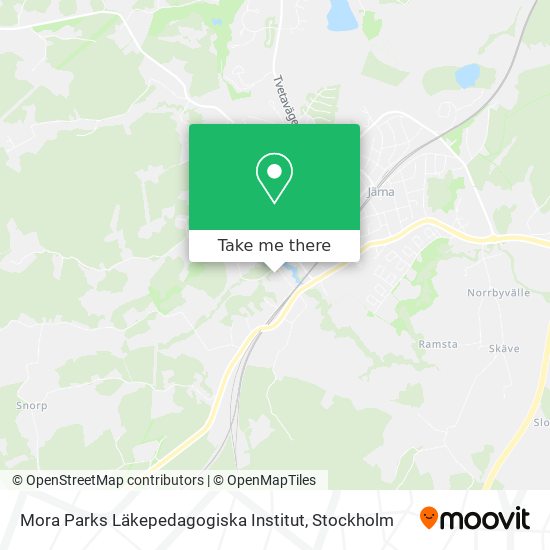 Mora Parks Läkepedagogiska Institut map