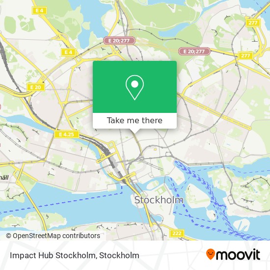 Impact Hub Stockholm map