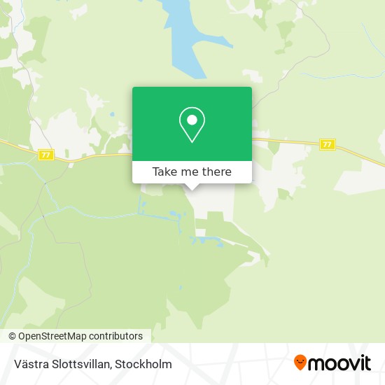 Västra Slottsvillan map