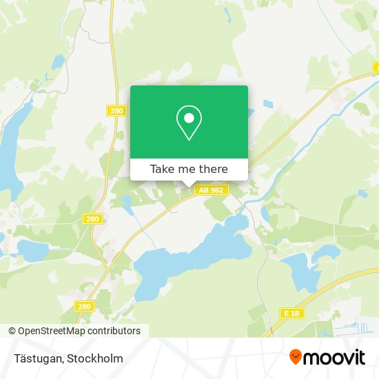 Tästugan map