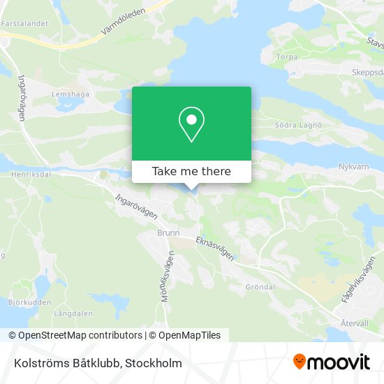 Kolströms Båtklubb map