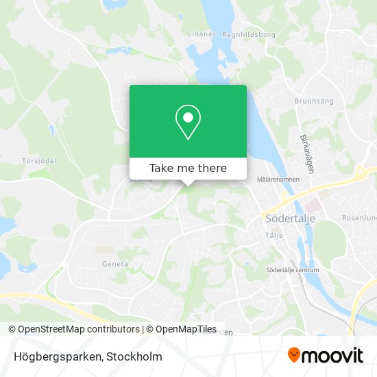 Högbergsparken map