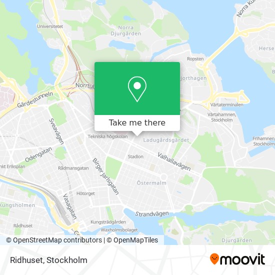 Ridhuset map