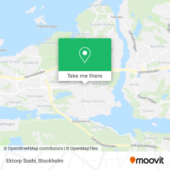 Ektorp Sushi map