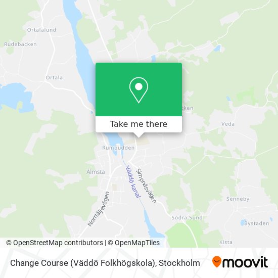 Change Course (Väddö Folkhögskola) map