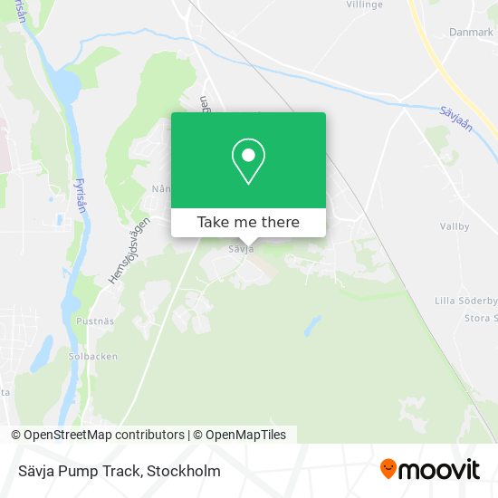 Sävja Pump Track map