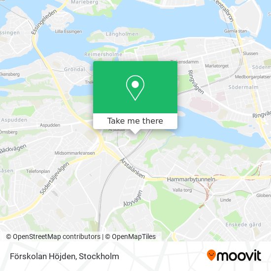 Förskolan Höjden map