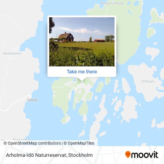 Arholma-Idö Naturreservat map