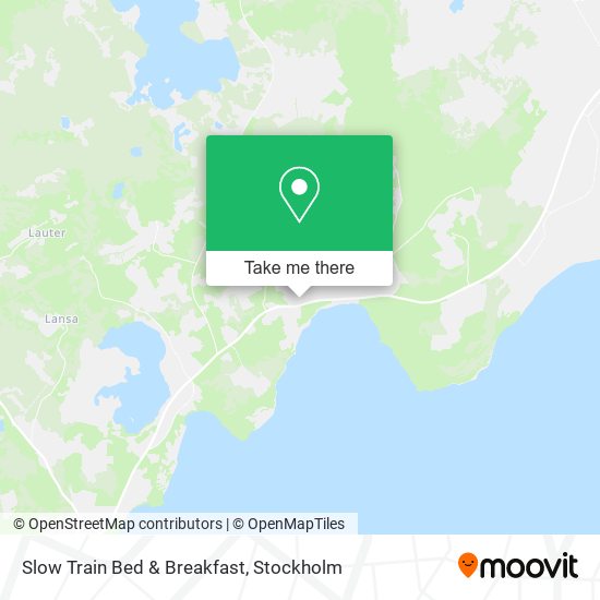 Slow Train Bed & Breakfast map