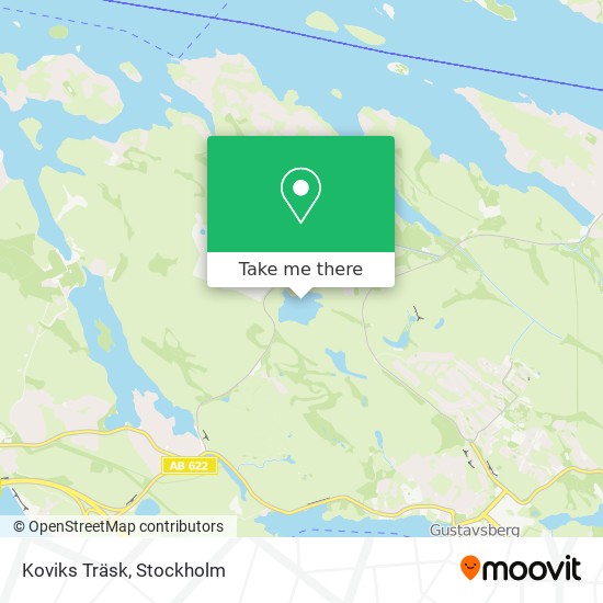 Koviks Träsk map