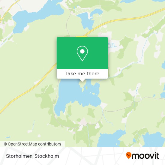 Storholmen map