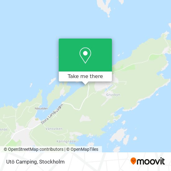 Utö Camping map