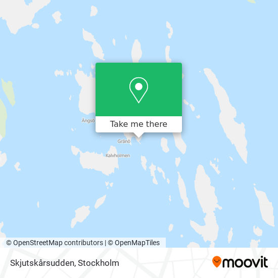 Skjutskårsudden map