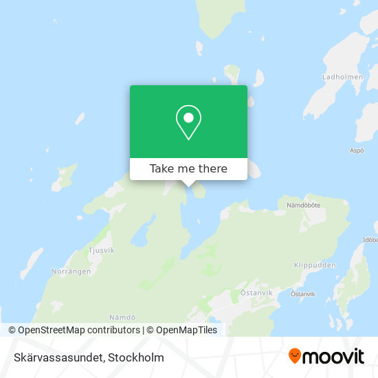 Skärvassasundet map