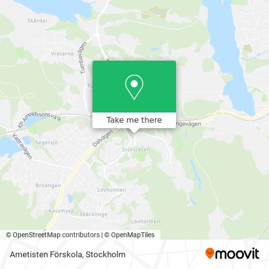 Ametisten Förskola map