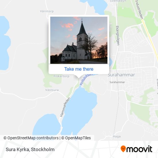 Sura Kyrka map