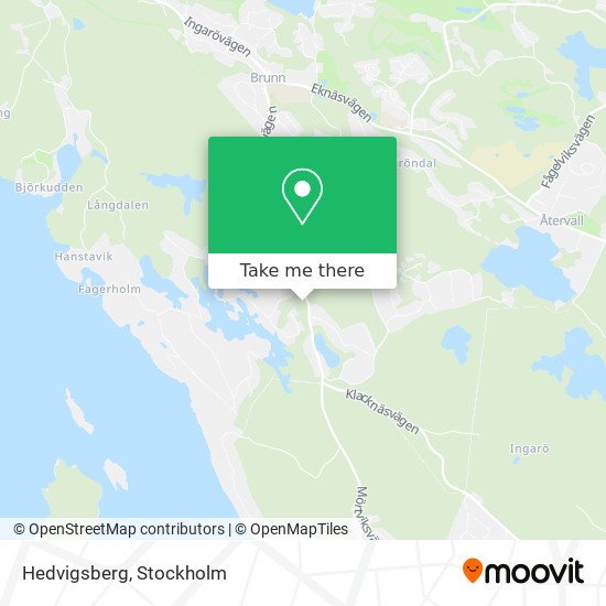 Hedvigsberg map