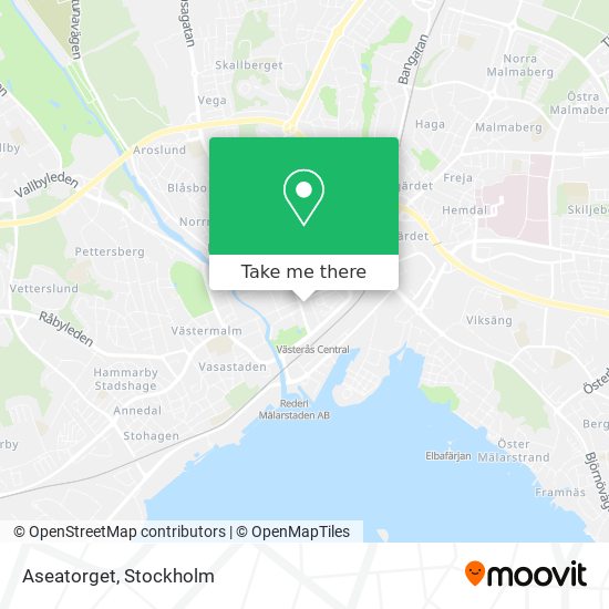 Aseatorget map