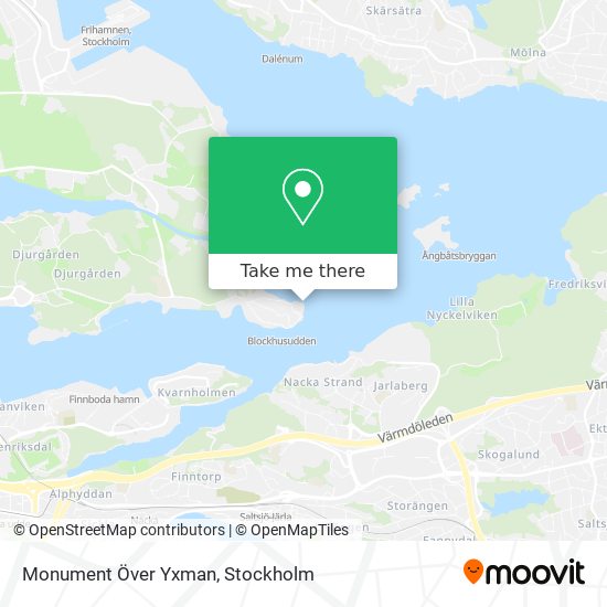 Monument Över Yxman map