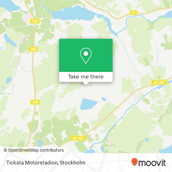 Ticksta Motorstadion map