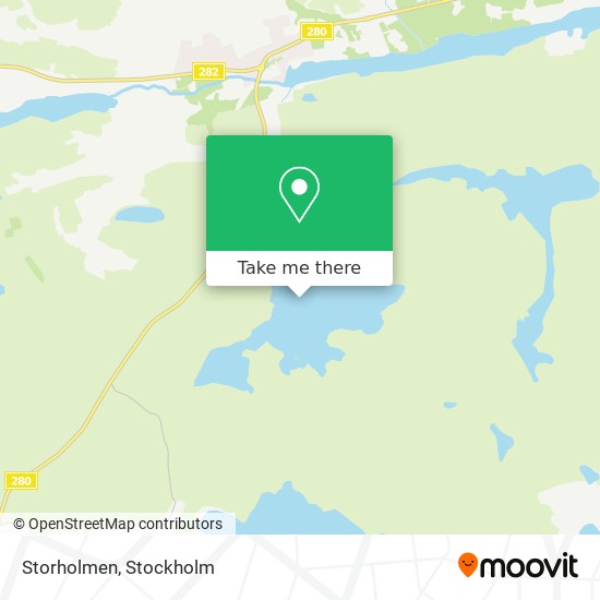 Storholmen map