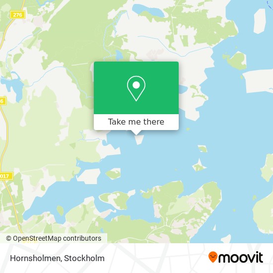 Hornsholmen map