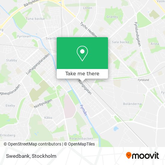 Swedbank map