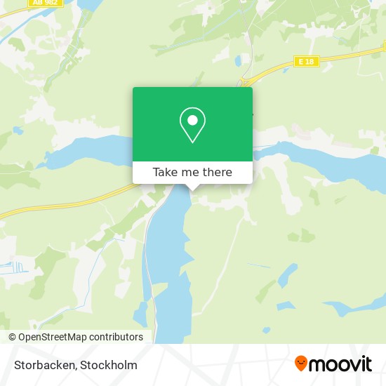 Storbacken map