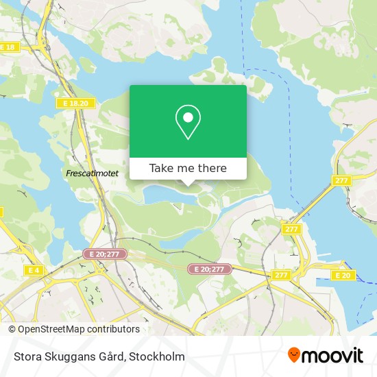 Stora Skuggans Gård map