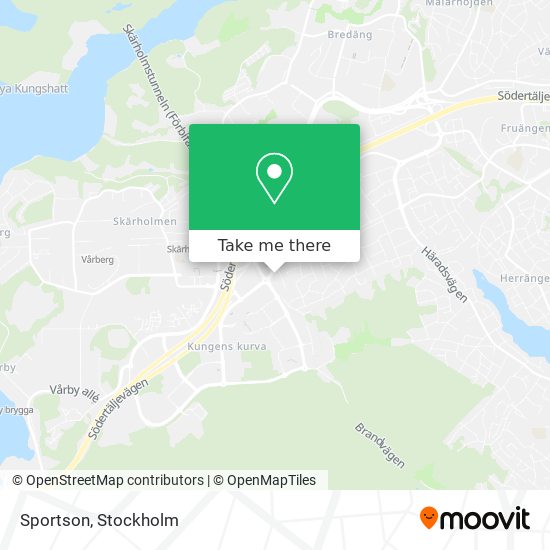 Sportson map