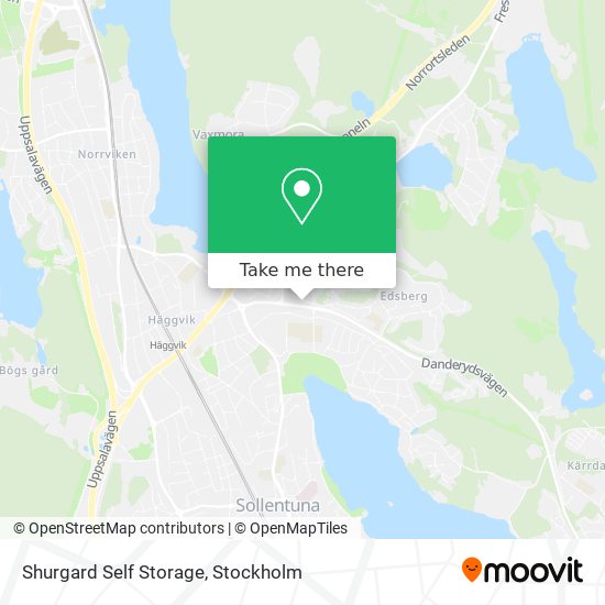 Shurgard Self Storage map