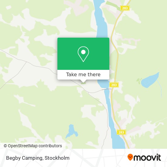 Begby Camping map